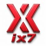 IX7 Game APK download screen showing latest version, login, registration, and gaming features for Android users.